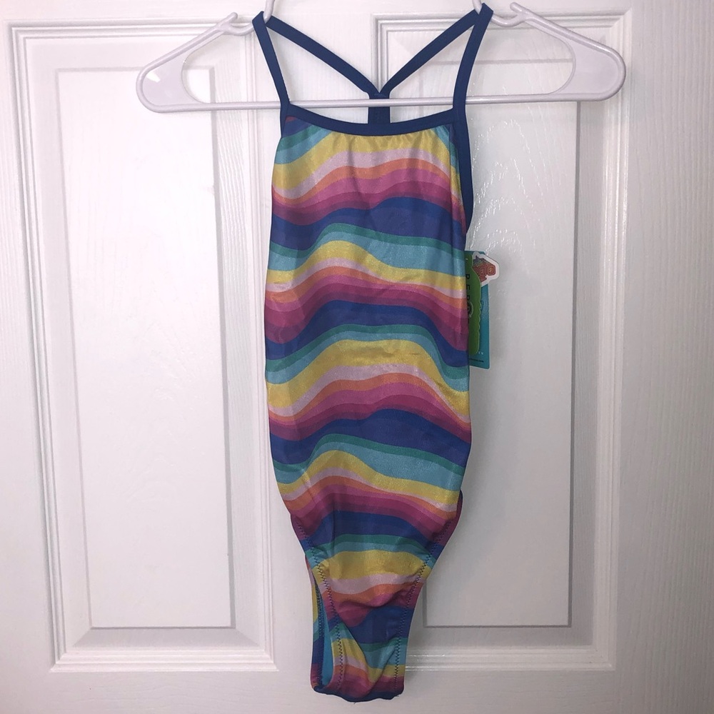 Speedo rainbow one piece (24)